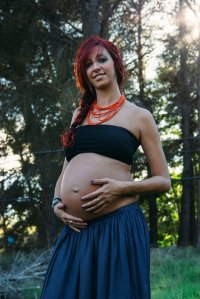 Kobieta w zaawansowanej ciąży